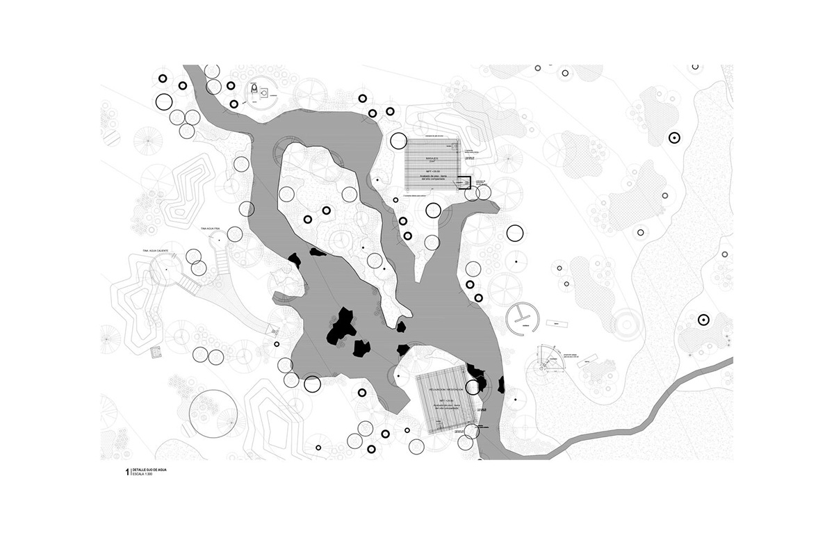Resort mimics natural motion of desert with punctuated beige-coloured concrete volumes in Mexico 