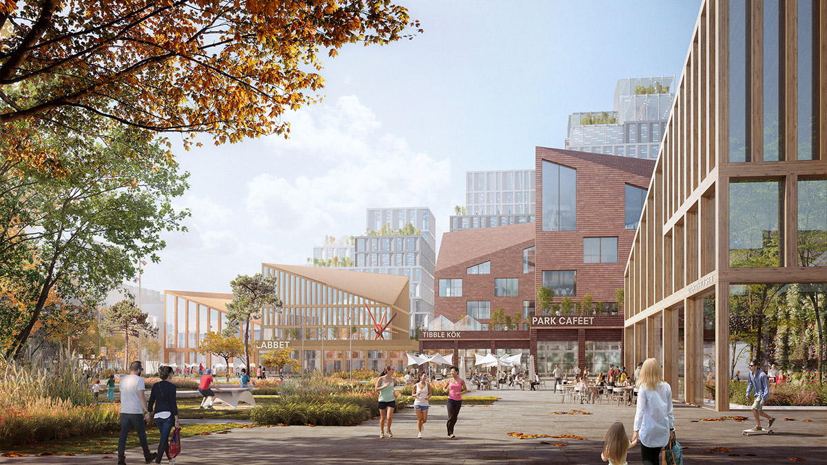 Henning Larsen Architects transform old Swedish suburb into a thriving city