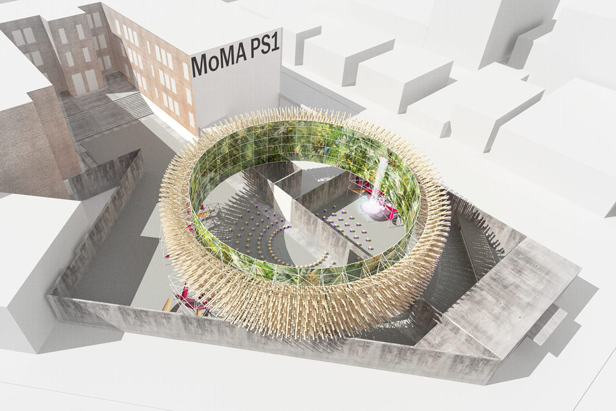 Pedro & Juana wins 2019 Young Architects Program with jungle-themed installation
