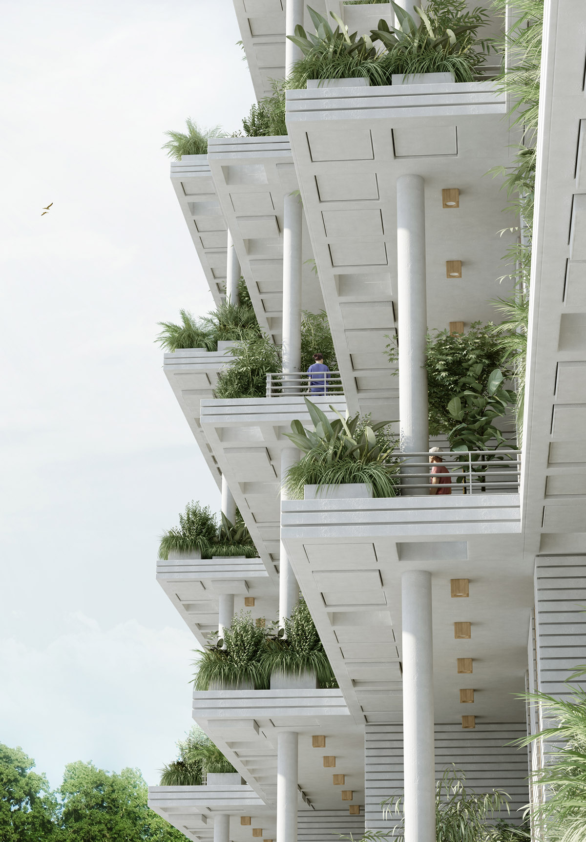 Studio Precht designs new villas with private gardens in the sky in Hyderabad