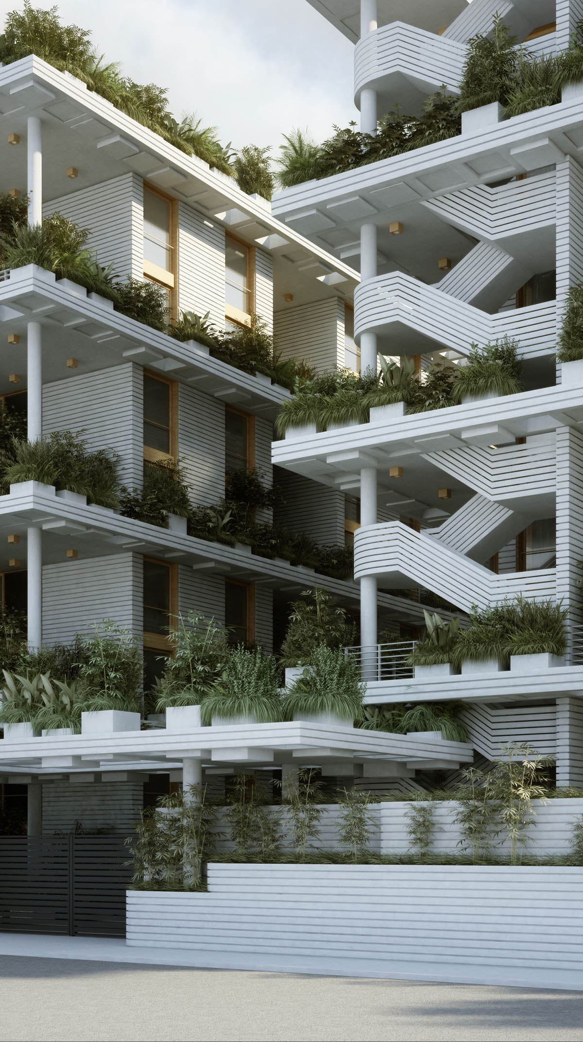 Studio Precht designs new villas with private gardens in the sky in Hyderabad