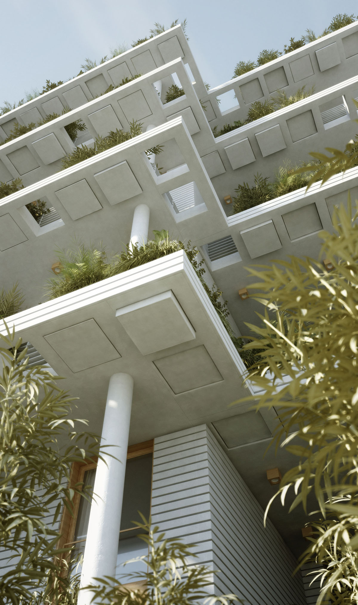Studio Precht designs new villas with private gardens in the sky in Hyderabad