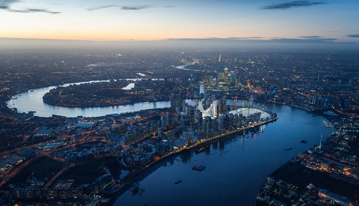 Santiago Calatrava unveils his first &pound;1BN project for London&rsquo;s  Greenwich Peninsula
