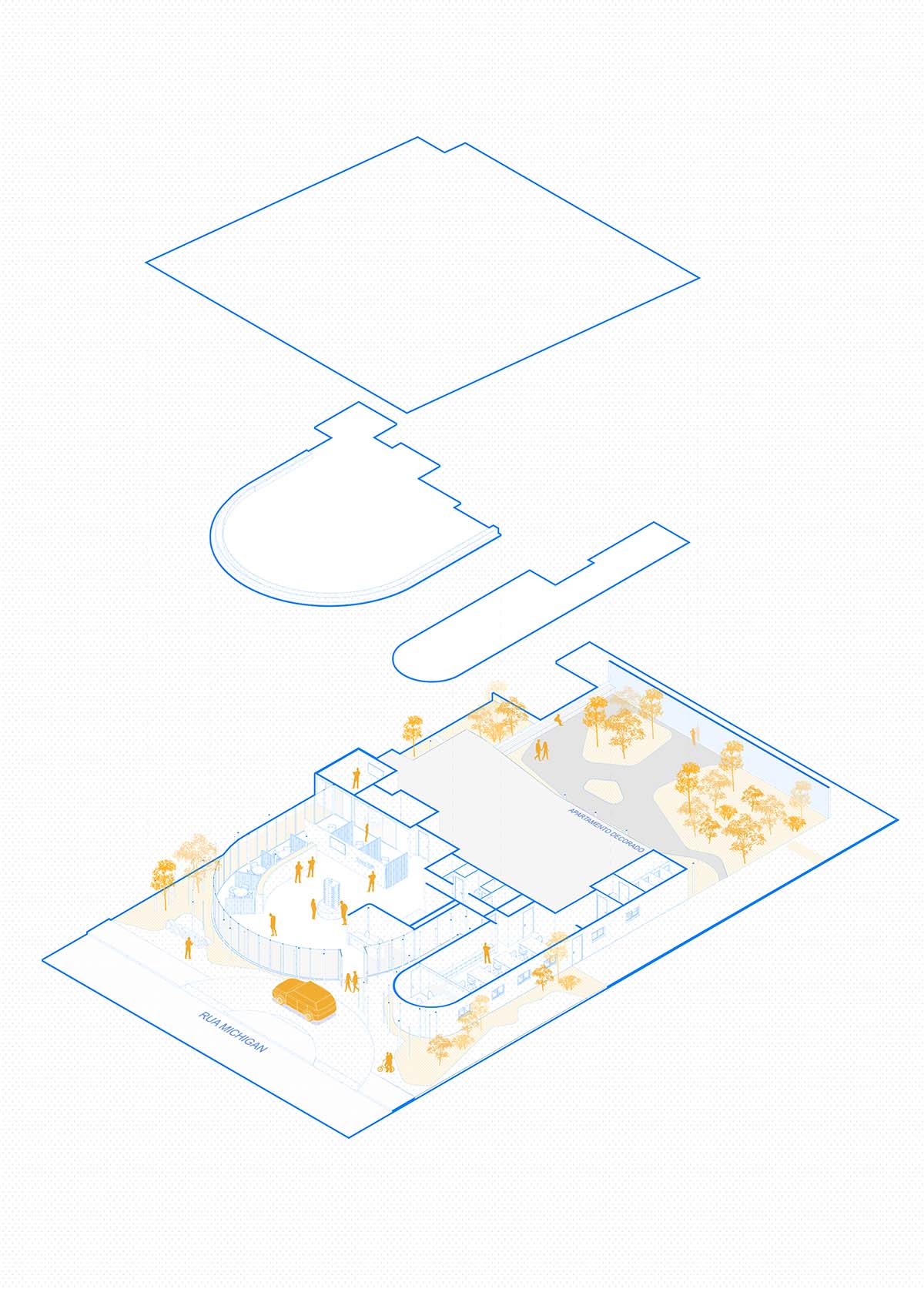 Tess Pavilion is a harmonious fusion of structure and space with slender columns in São Paulo