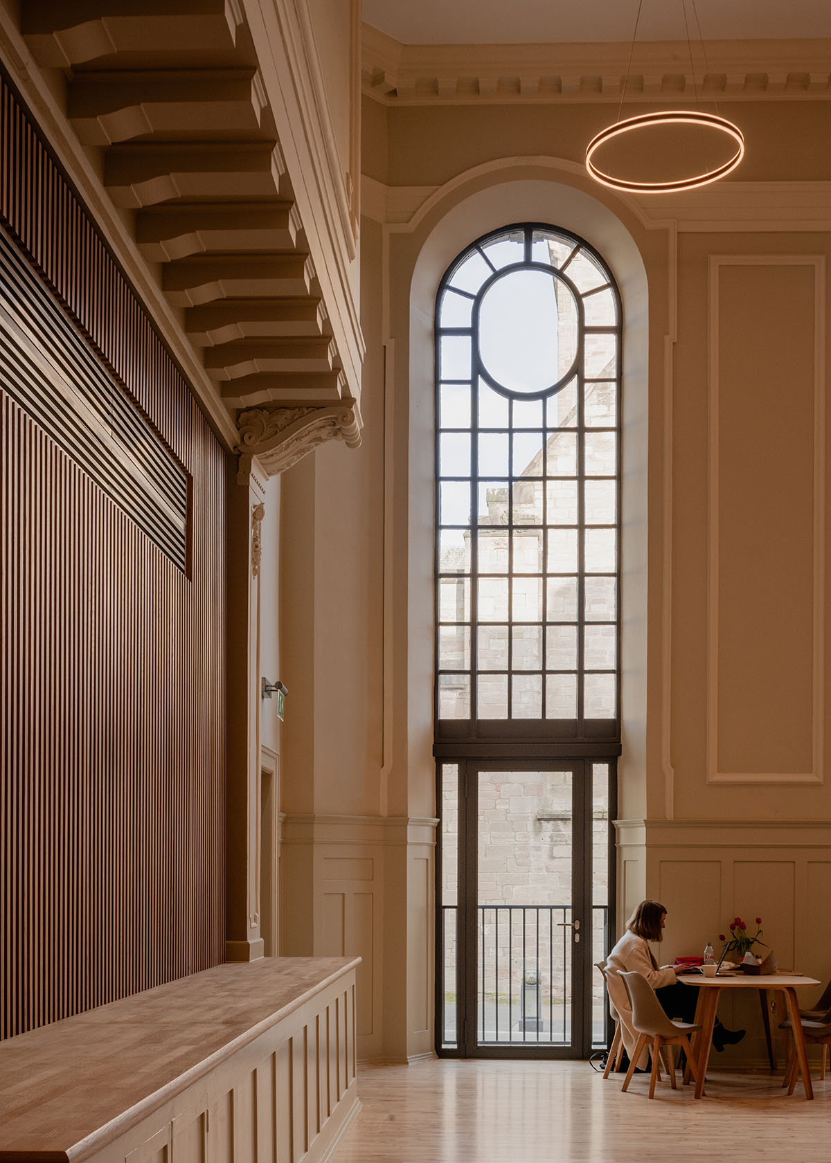 Mecanoo's renovation for the new Perth Museum references to Scotland's craftsmanship and history 