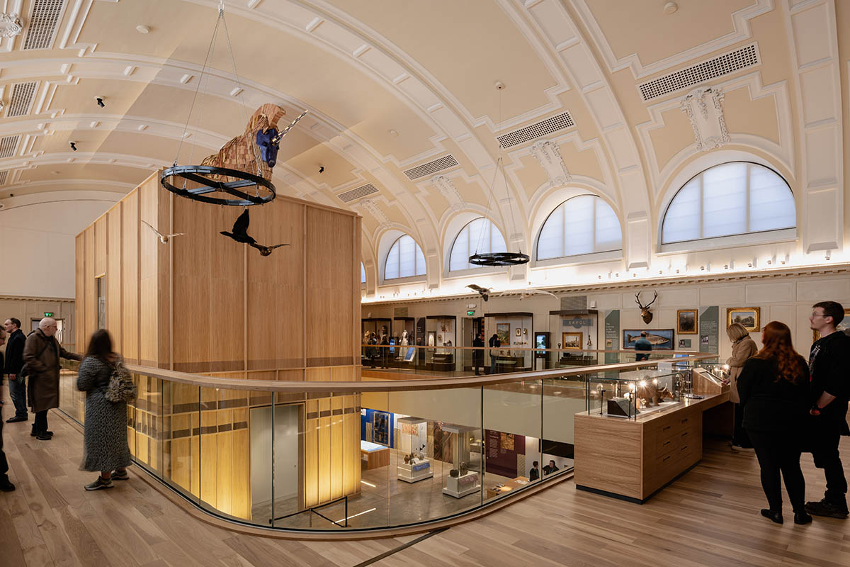 Mecanoo's renovation for the new Perth Museum references to Scotland's craftsmanship and history 