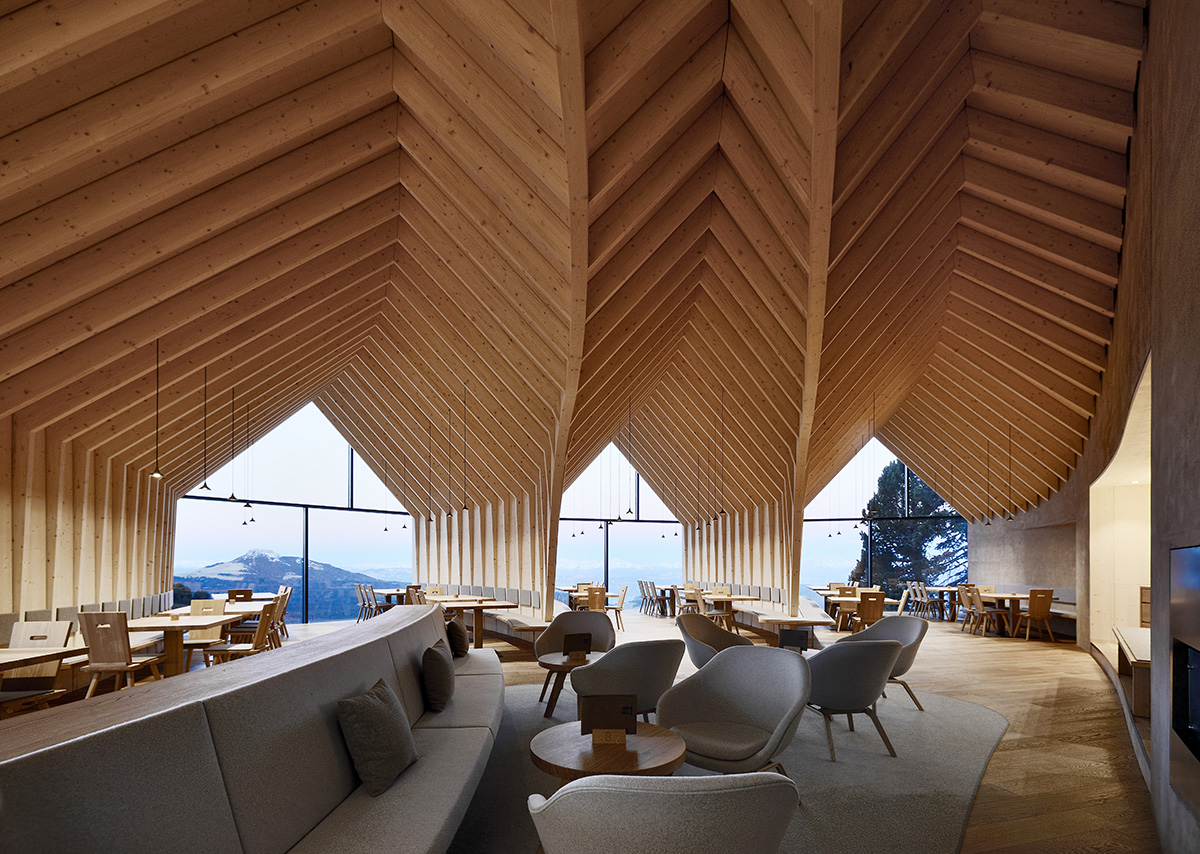 Peter Pichler Architecture completes Oberholz Mountain Hut in Italy