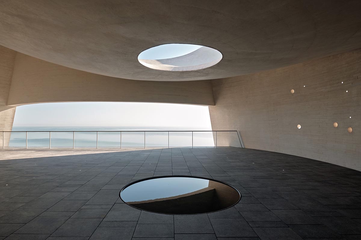 OPEN Architecture completes double-shell concrete Sun Tower in Yantai