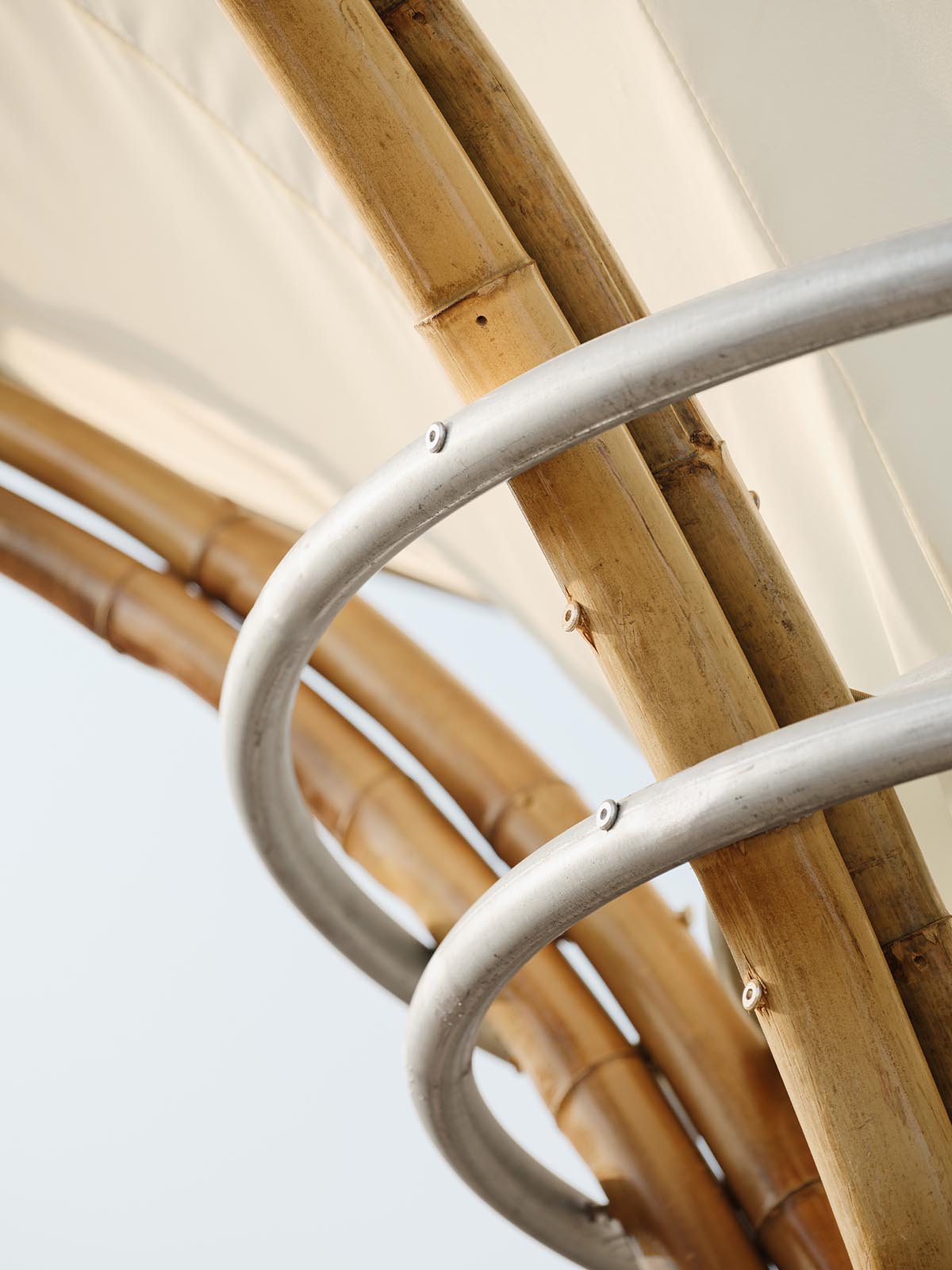 Also Architects creates art museum made of umbrella-like bamboo structures and undulating fabric