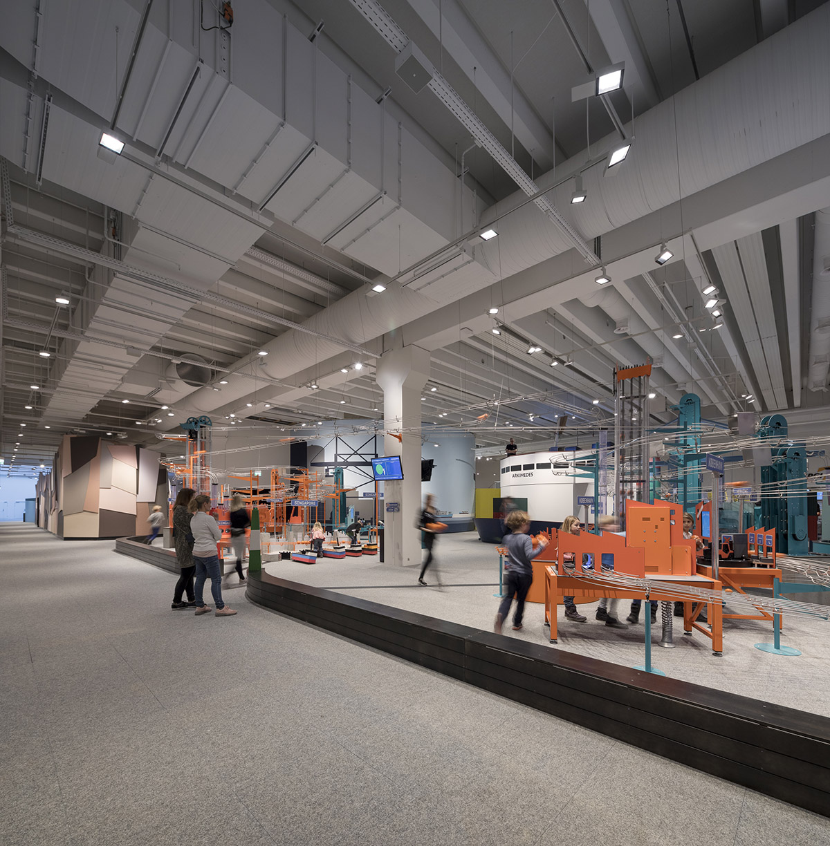 Visitors experience copper-clad Helix staircase in CEBRA-designed Experimentarium in Copenhagen