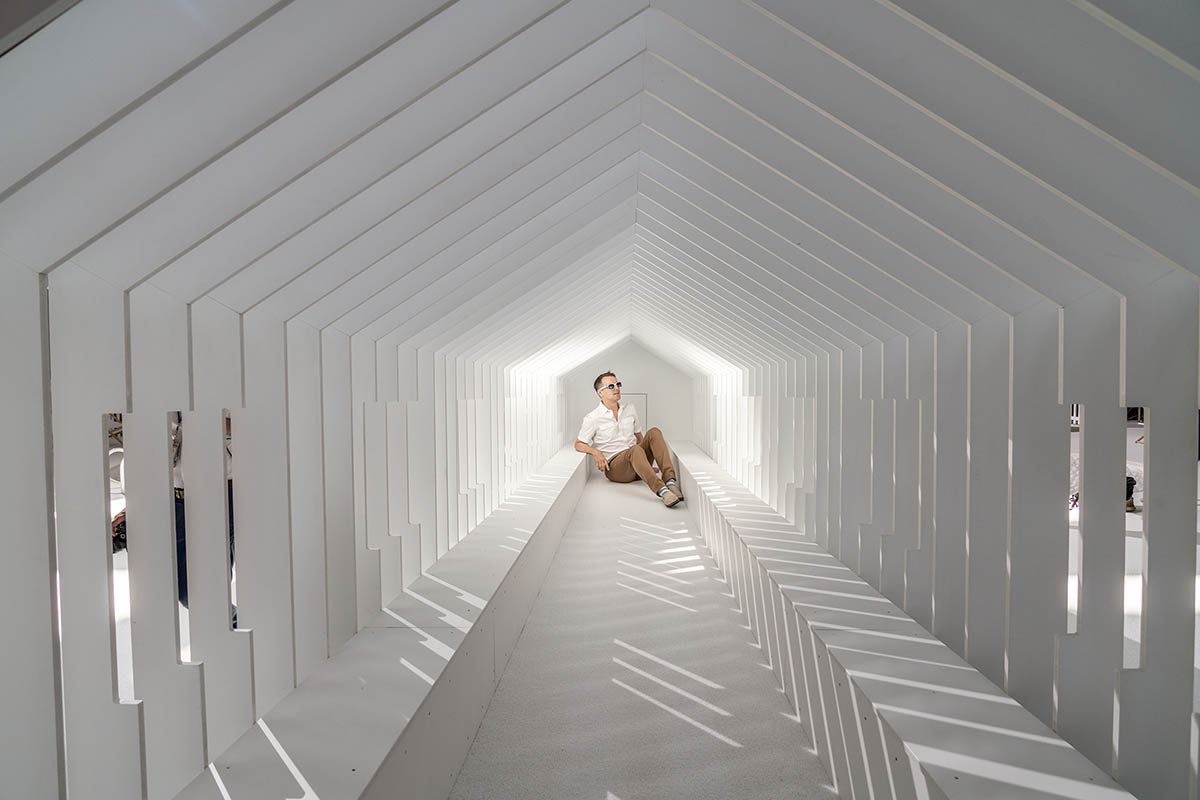 Snarkitecture fills the Great Hall of the National Building Museum with interactive rooms and objects