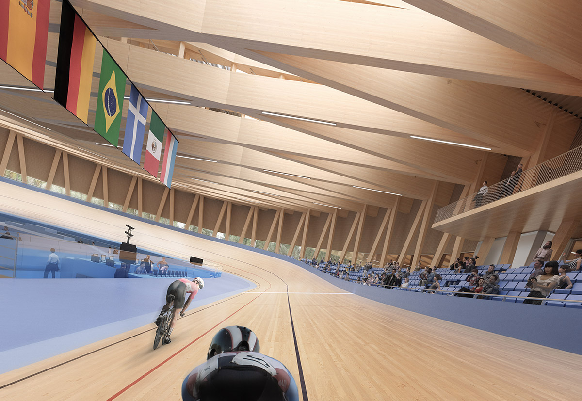Mecanoo and Metaform win competition for Velodrome and Sports Complex in Luxembourg