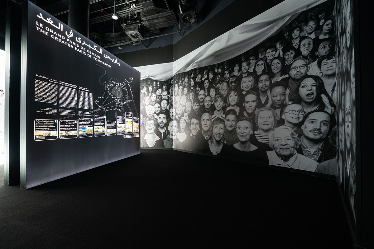 The Grand Paris Express, by Société du Grand Paris and Dominique Perrault, opens at Expo Dubai 2020