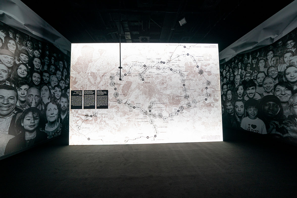 The Grand Paris Express, by Société du Grand Paris and Dominique Perrault, opens at Expo Dubai 2020