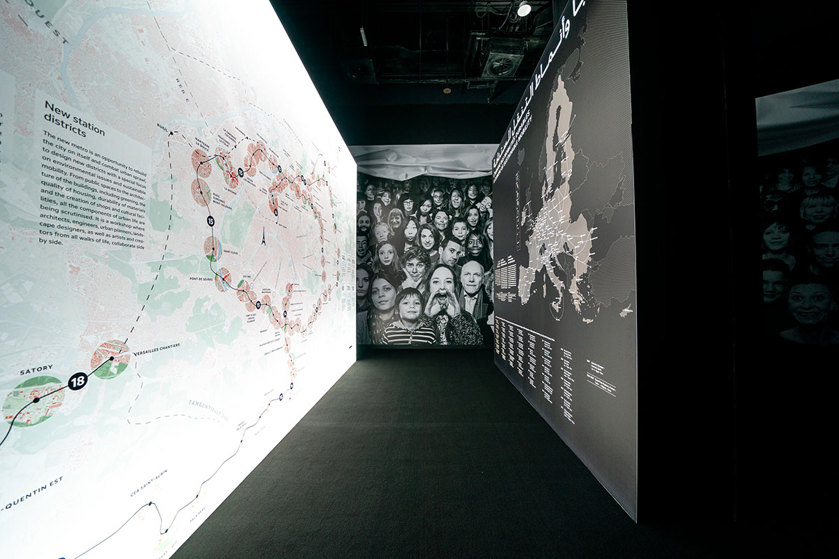 The Grand Paris Express, by Société du Grand Paris and Dominique Perrault, opens at Expo Dubai 2020