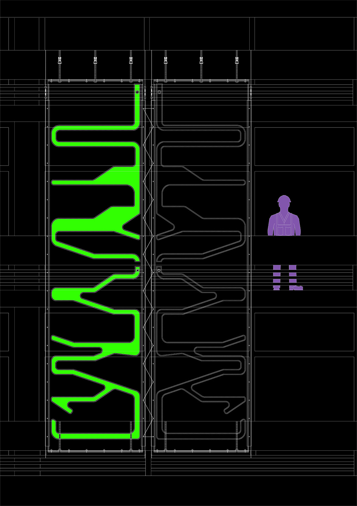 ecoLogicStudio designed bio-digital urban curtain that fights global climate change