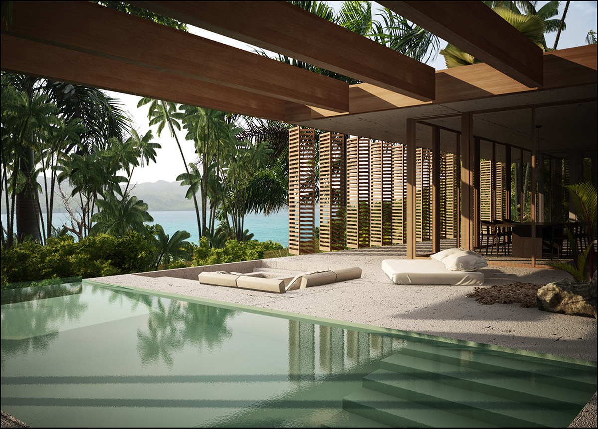 Jasper Architects designs terraced bungalows nestled within the landscape in Dominican Republic