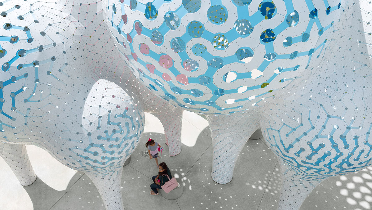 THEVERYMANY designed a cloud-like pavilion with dreamy interior in Charlotte
