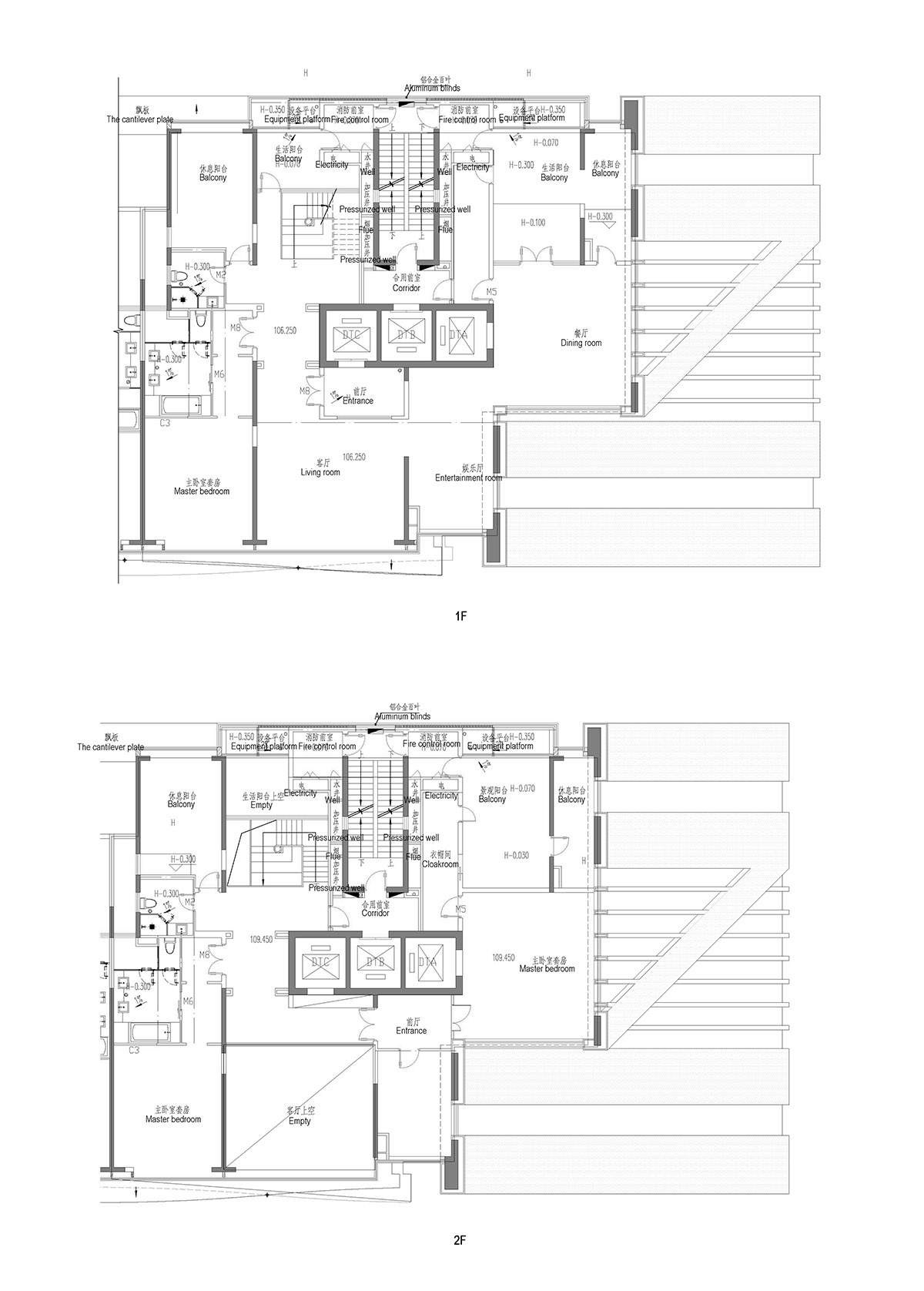 T.K. Chu Design completes interiors of duplex apartment of Yanlord Marina Center in Zhuhai