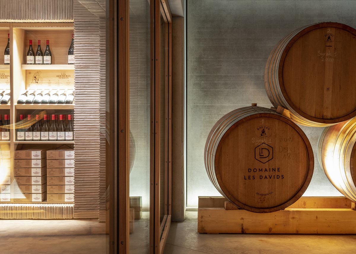 Atelier Marc Barani completes earth-toned winery overlooking vineyards in Ménerbes, France