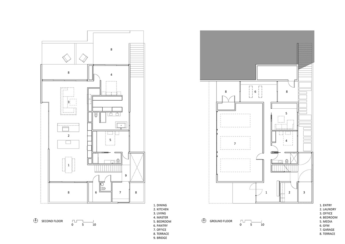 HK Associates Inc frames desert oasis with Ventana House featuring geometric protrudings in Tucson