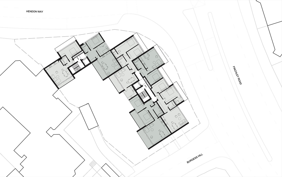 Nuebau transforms London&rsquo;s disused petrol station into a pixelated mixed-use complex