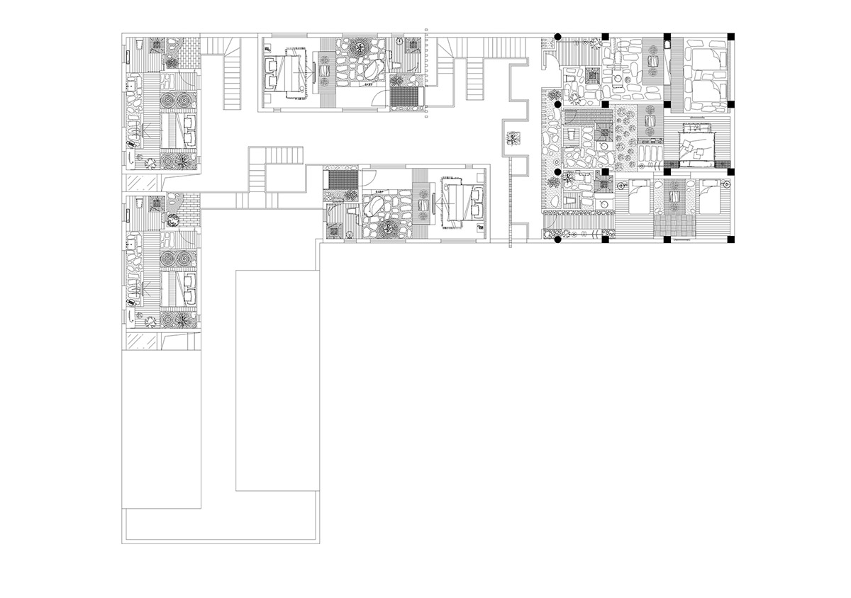 Yiduan Shanghai Interior Design uses Tibetan style with smooth transitions for a new homestay hotel