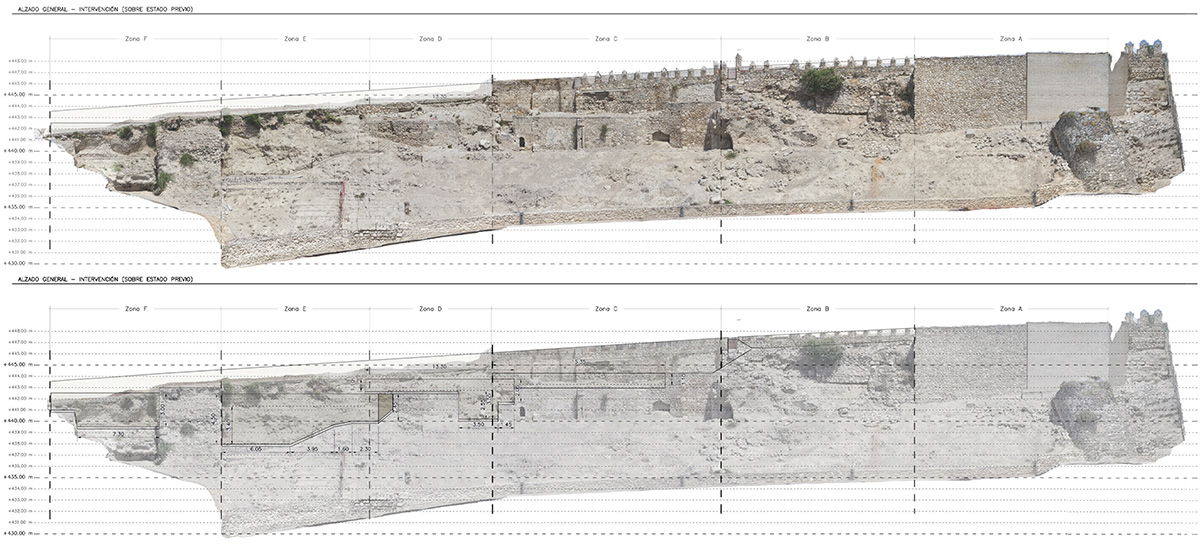 EYAC Arquitec creates urban strip by restoring medieval wall of Cabra in Spain 