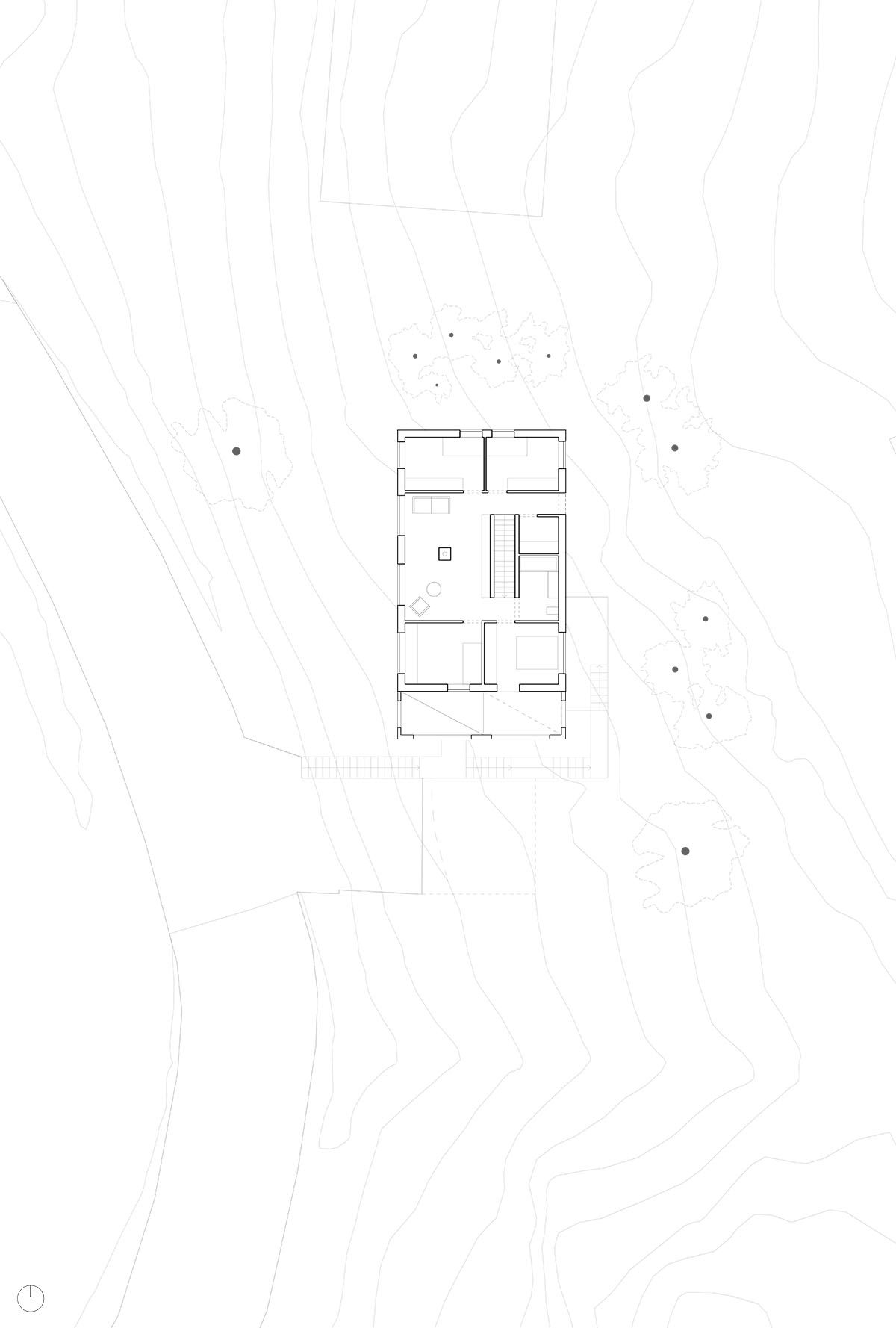Sanden+Hodnekvam Architects built family house wrapped by red pigmented concrete panels in Norway