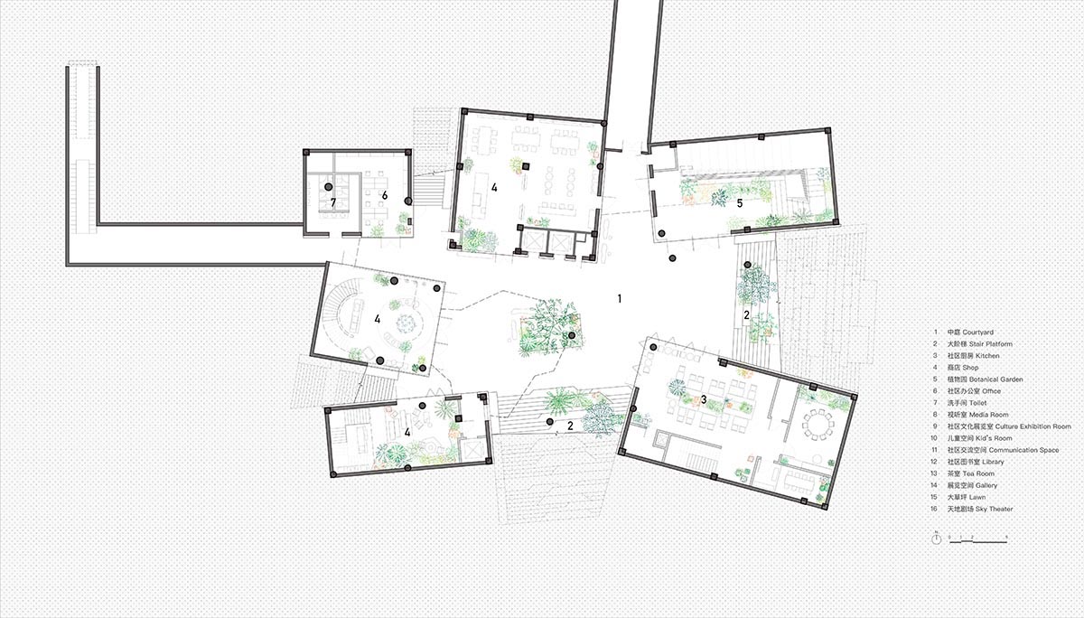 B.L.U.E. imagines Seed Plaza like a mountainous terrain in Jiaxing