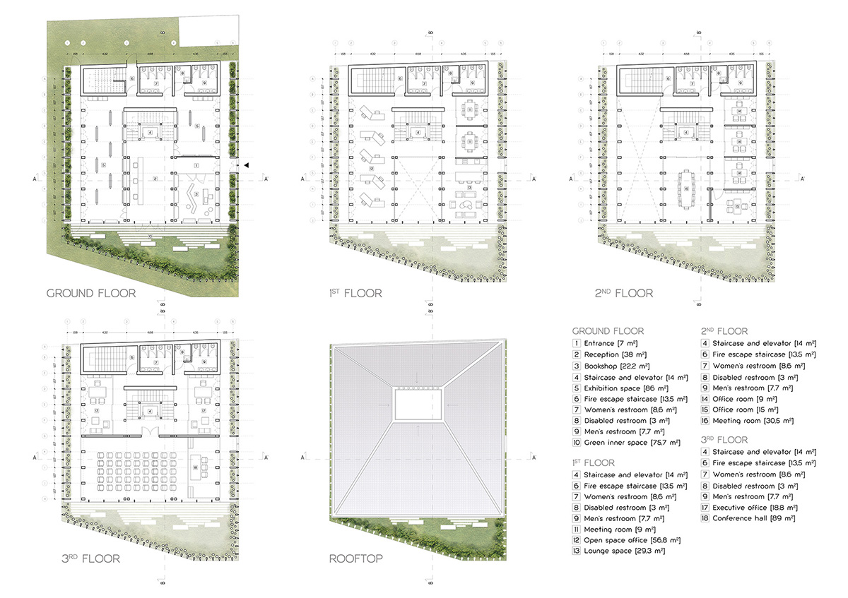 Barberio Colella ARC + Angelo Figliola design Bamboo Office for a new green district in Changzhou