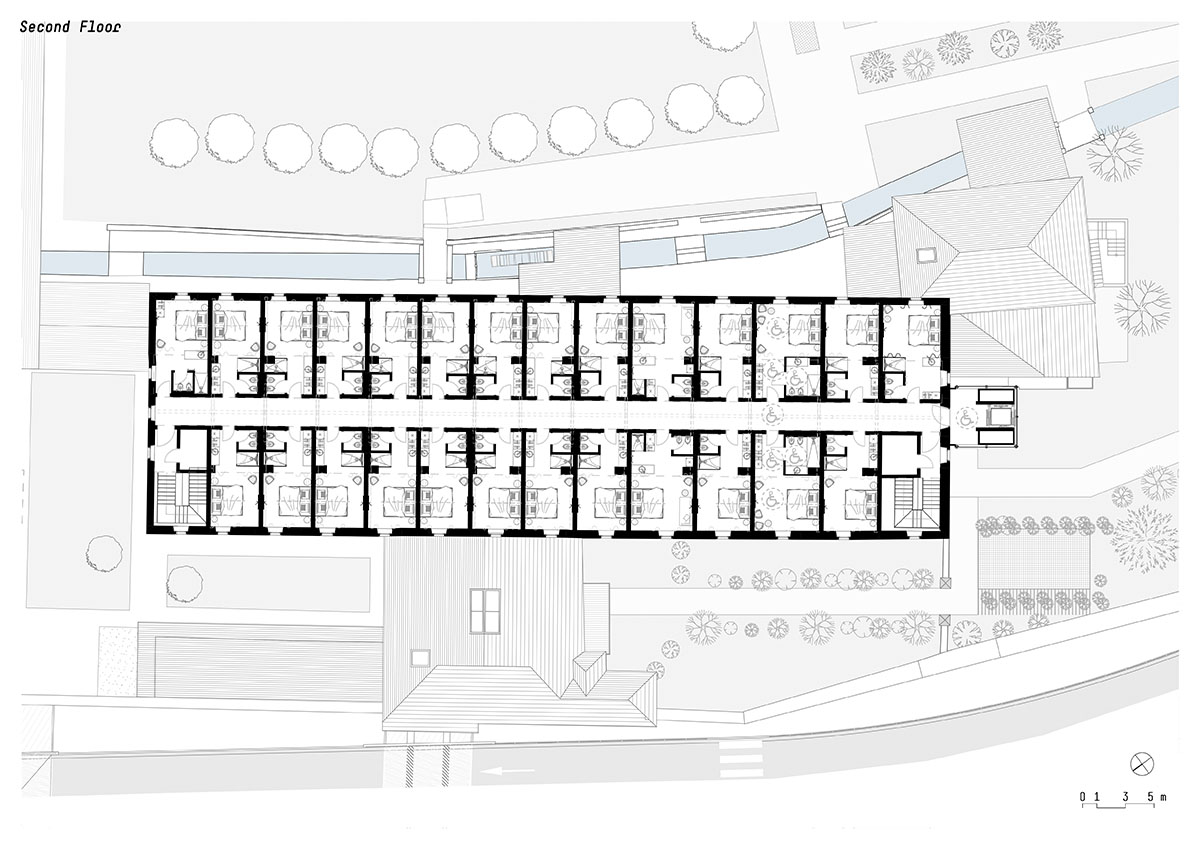 Noa* transforms old monastery into a hotel inspired by region's rural constructions in Arco