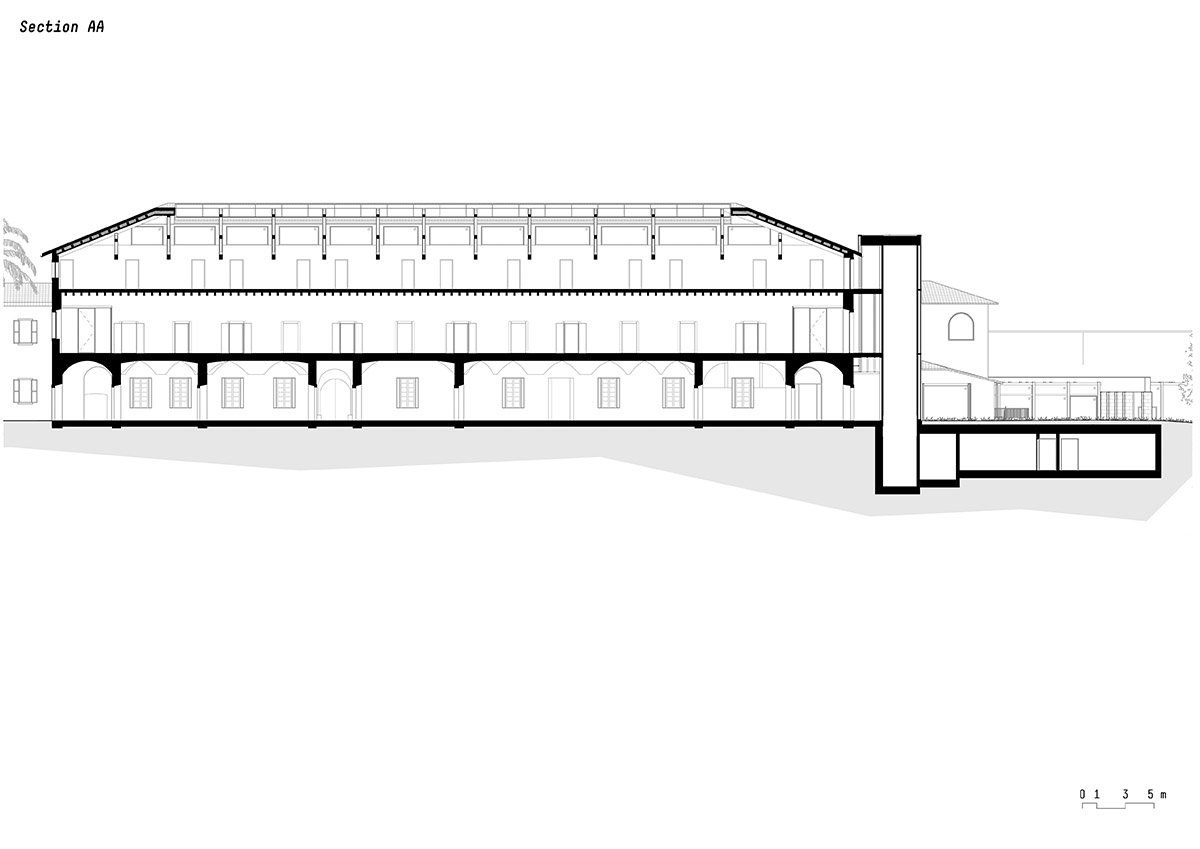 Noa* transforms old monastery into a hotel inspired by region's rural constructions in Arco
