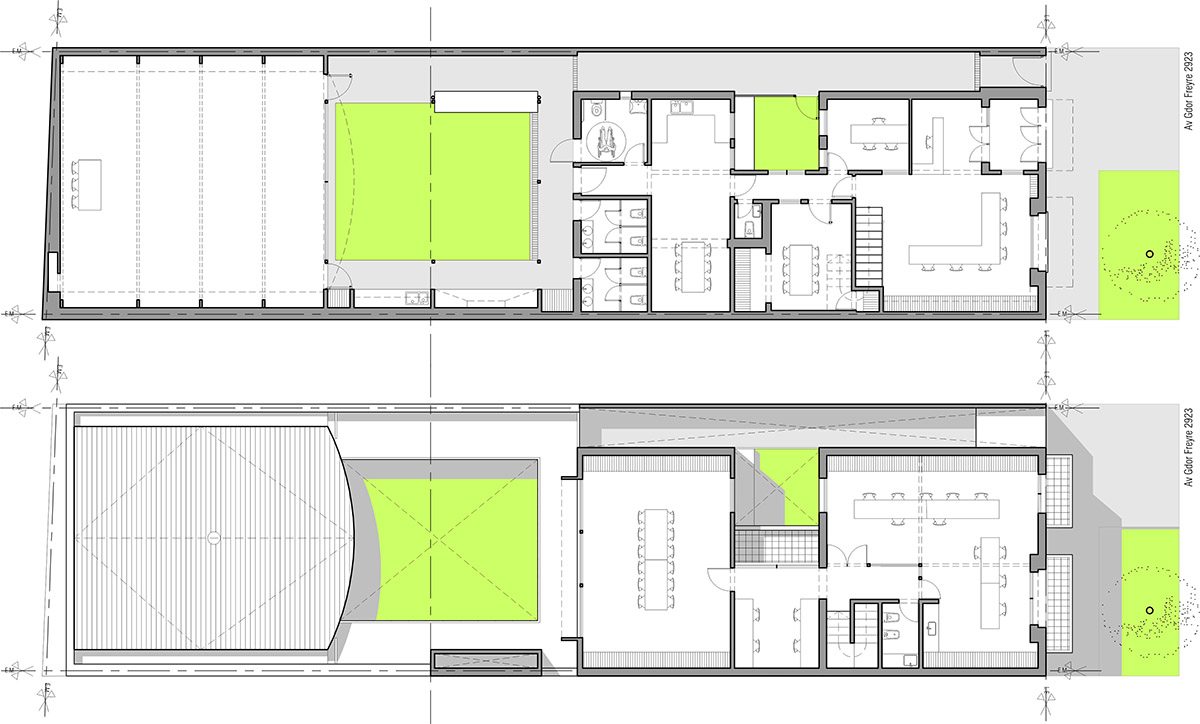 Irigoyen Navarro Arquitectos completes College of Professionals of the Surveyor complex in Santa Fe