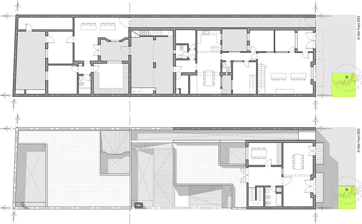 Irigoyen Navarro Arquitectos completes College of Professionals of the Surveyor complex in Santa Fe