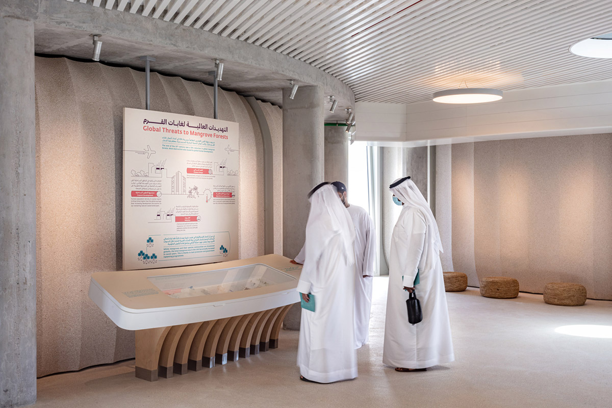 Hopkins Architects created seven interconnected pods for Turtle Sanctuary in Sharjah