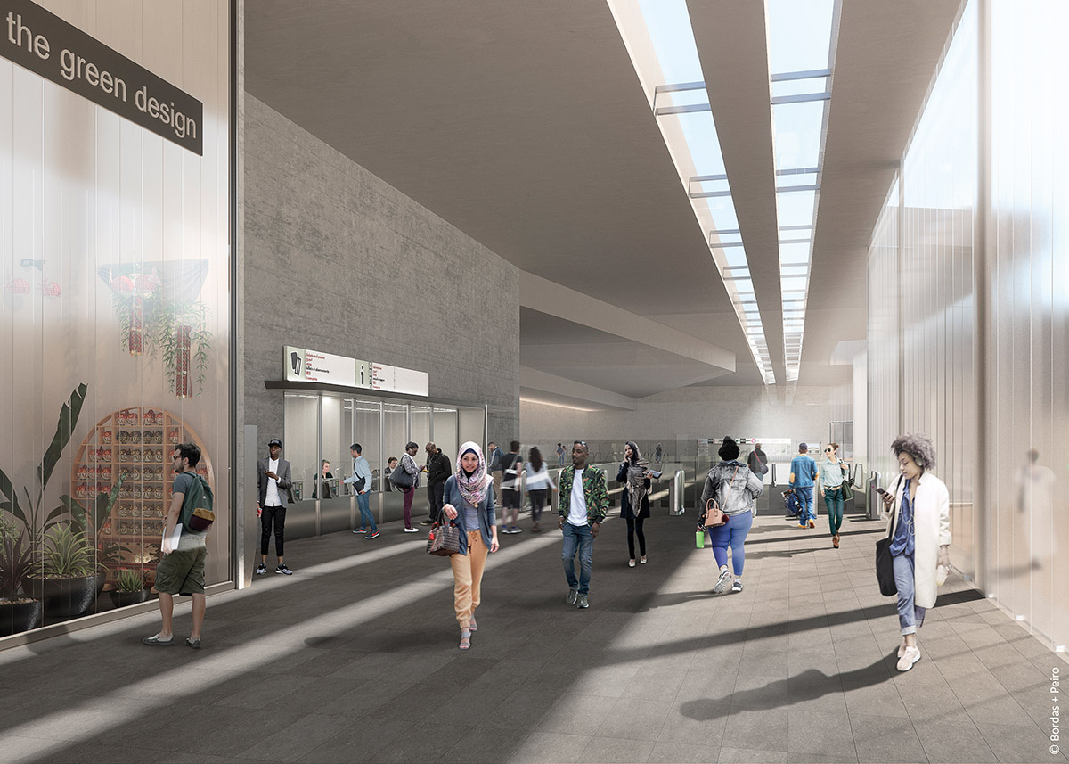 Bordas+Peiro designs dynamic stations in two nodes of Paris