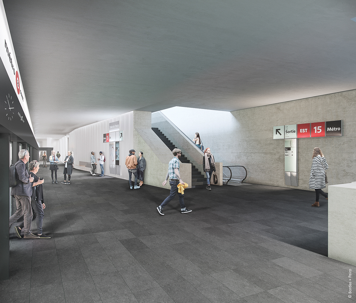 Bordas+Peiro designs dynamic stations in two nodes of Paris