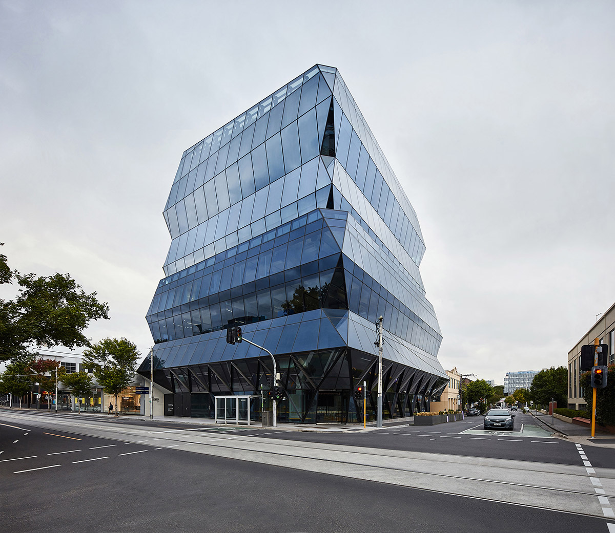 Wood Marsh completes monolithic crystalline Church Street building in Australia