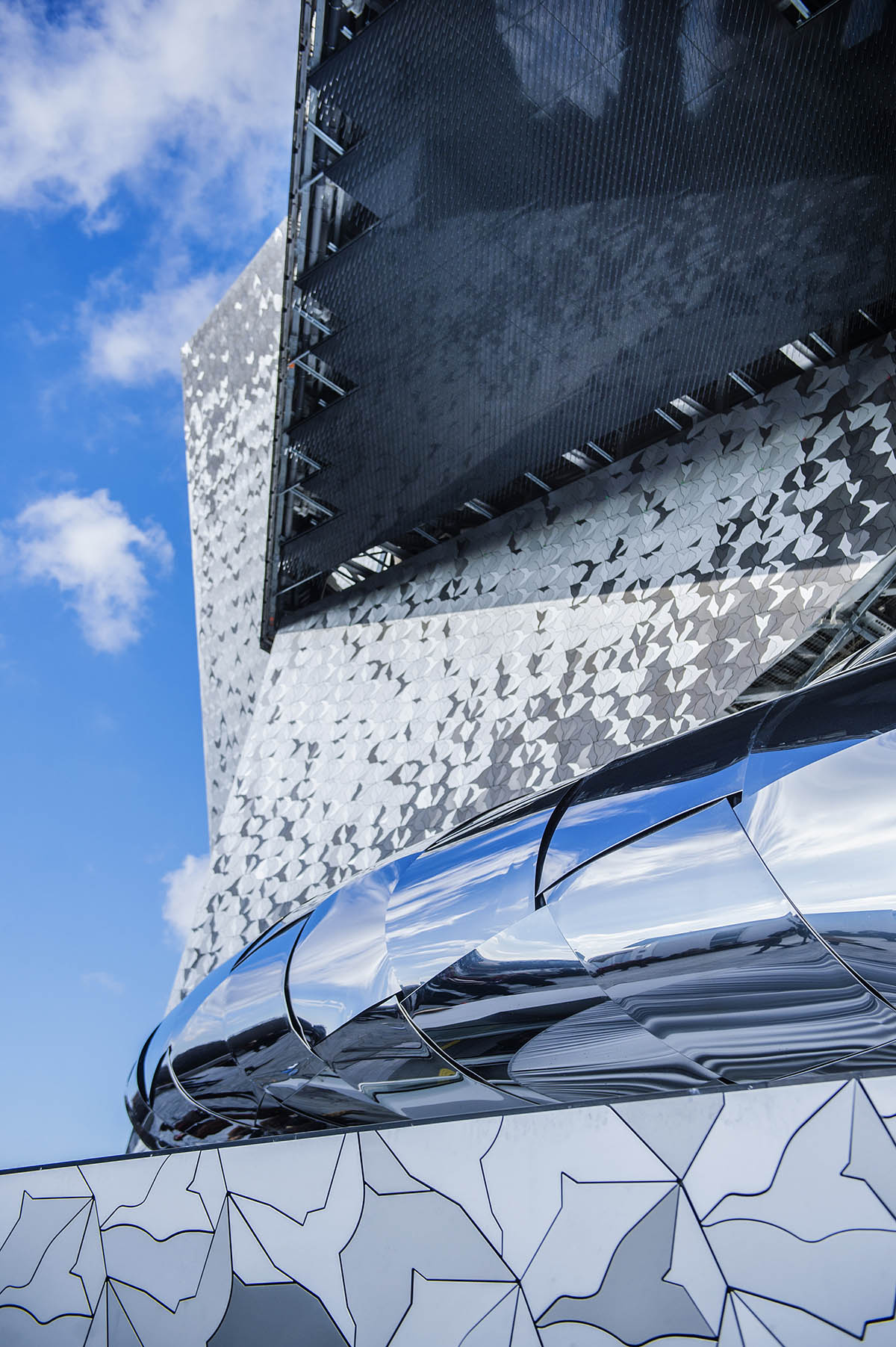 Philharmonie de Paris in France by Jean Nouvel Shades of gray 