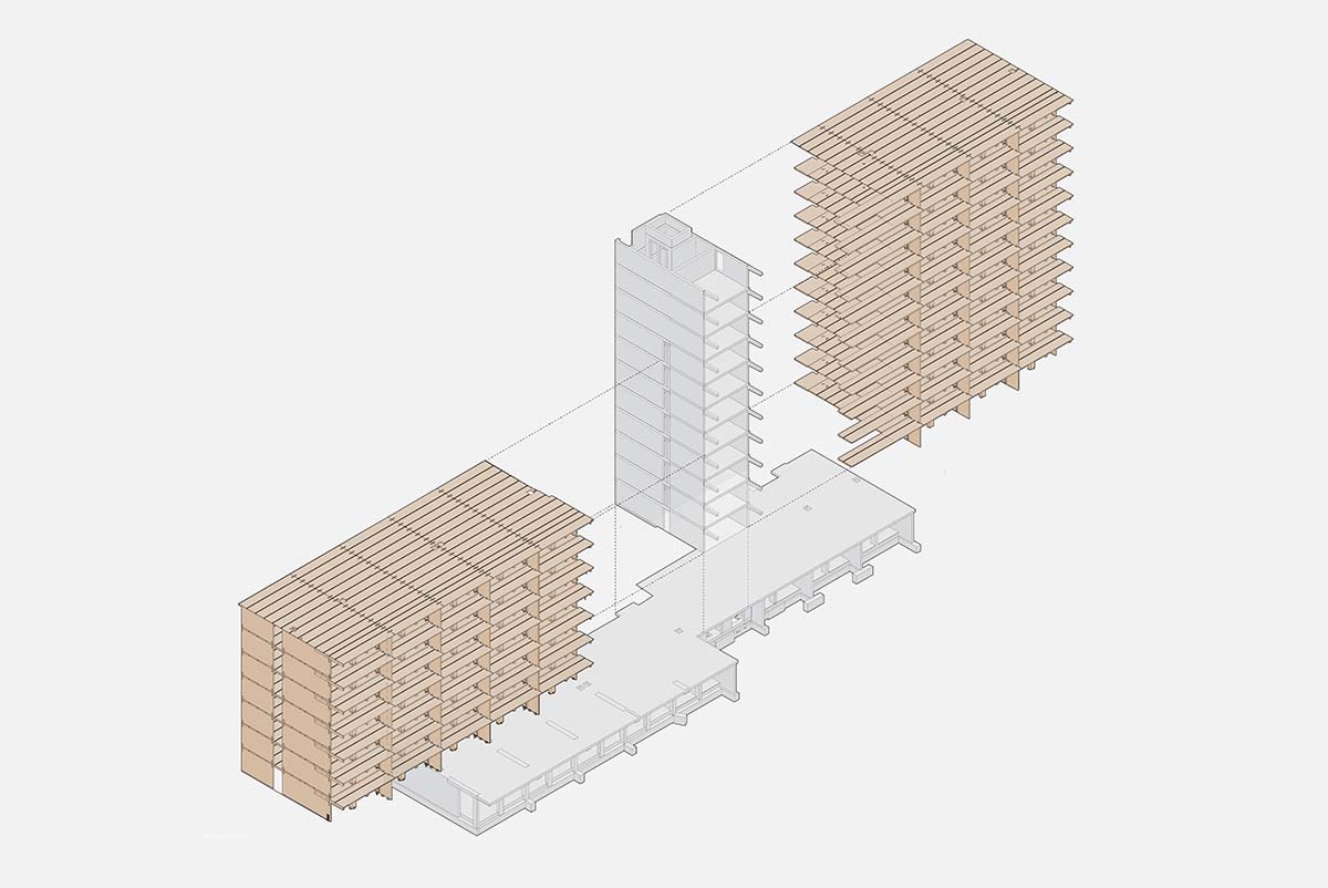 Powerhouse Company completes Rotterdam's first mass-timber residential building 