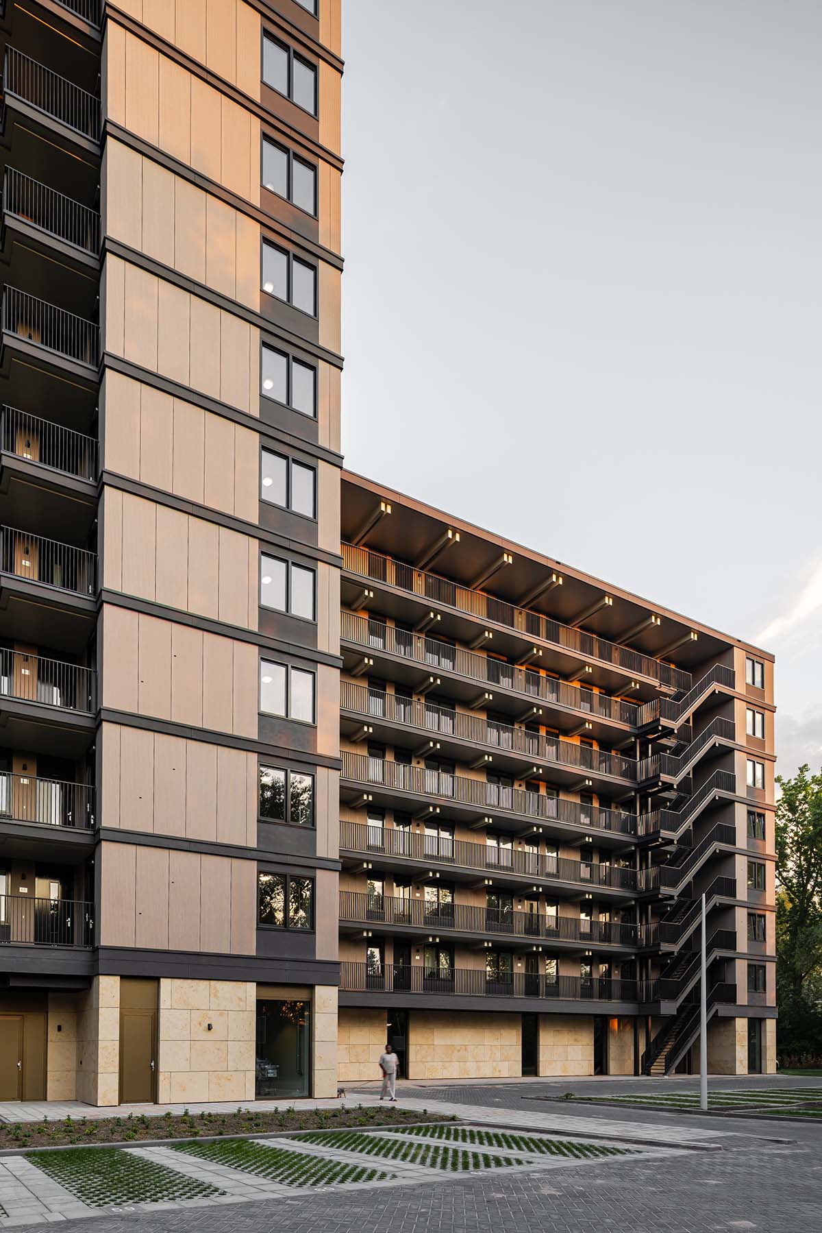 Powerhouse Company completes Rotterdam's first mass-timber residential building 