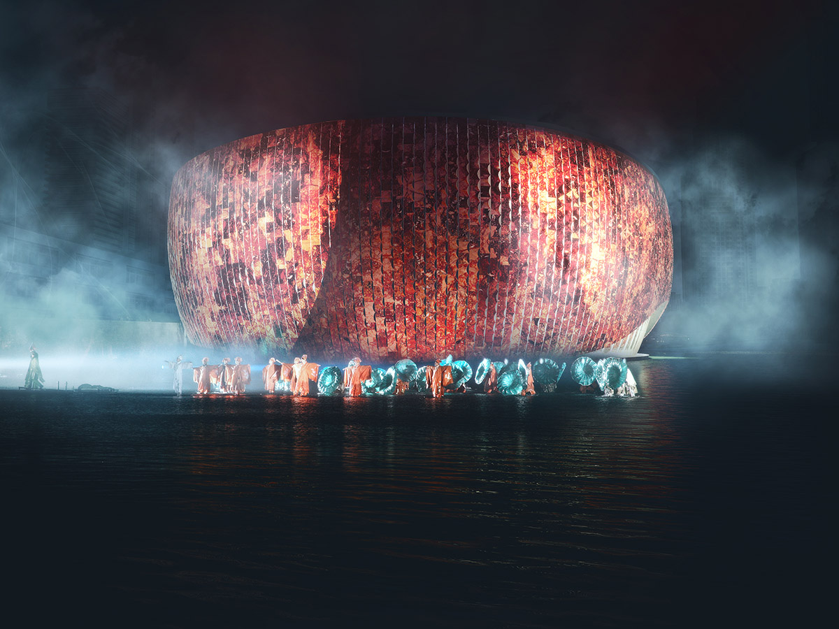 Powerhouse Company and Benthem Crouwel Architects unveil proposal for Asian Games Athlete Village