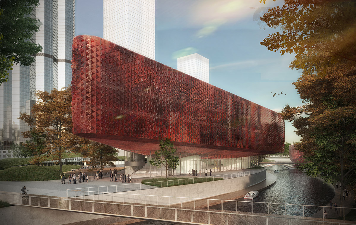 Powerhouse Company and Benthem Crouwel Architects unveil proposal for Asian Games Athlete Village