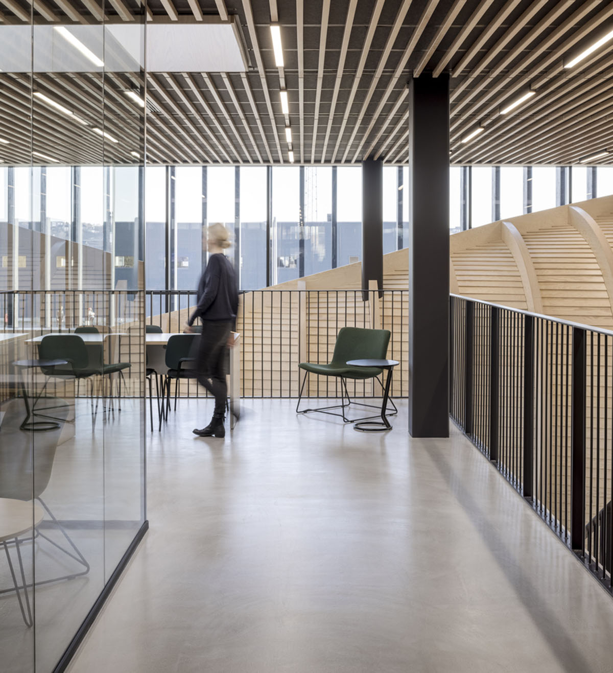 3XN Architects and SLA Architects complete Klimatorium featuring wooden wave in Denmark
