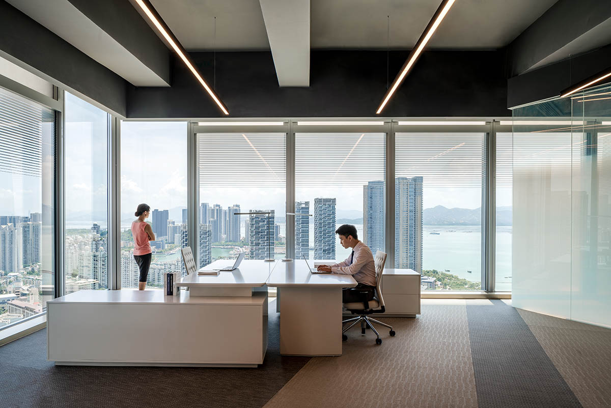 OMA completes Prince Plaza tower with multiple sky decks in Shenzhen