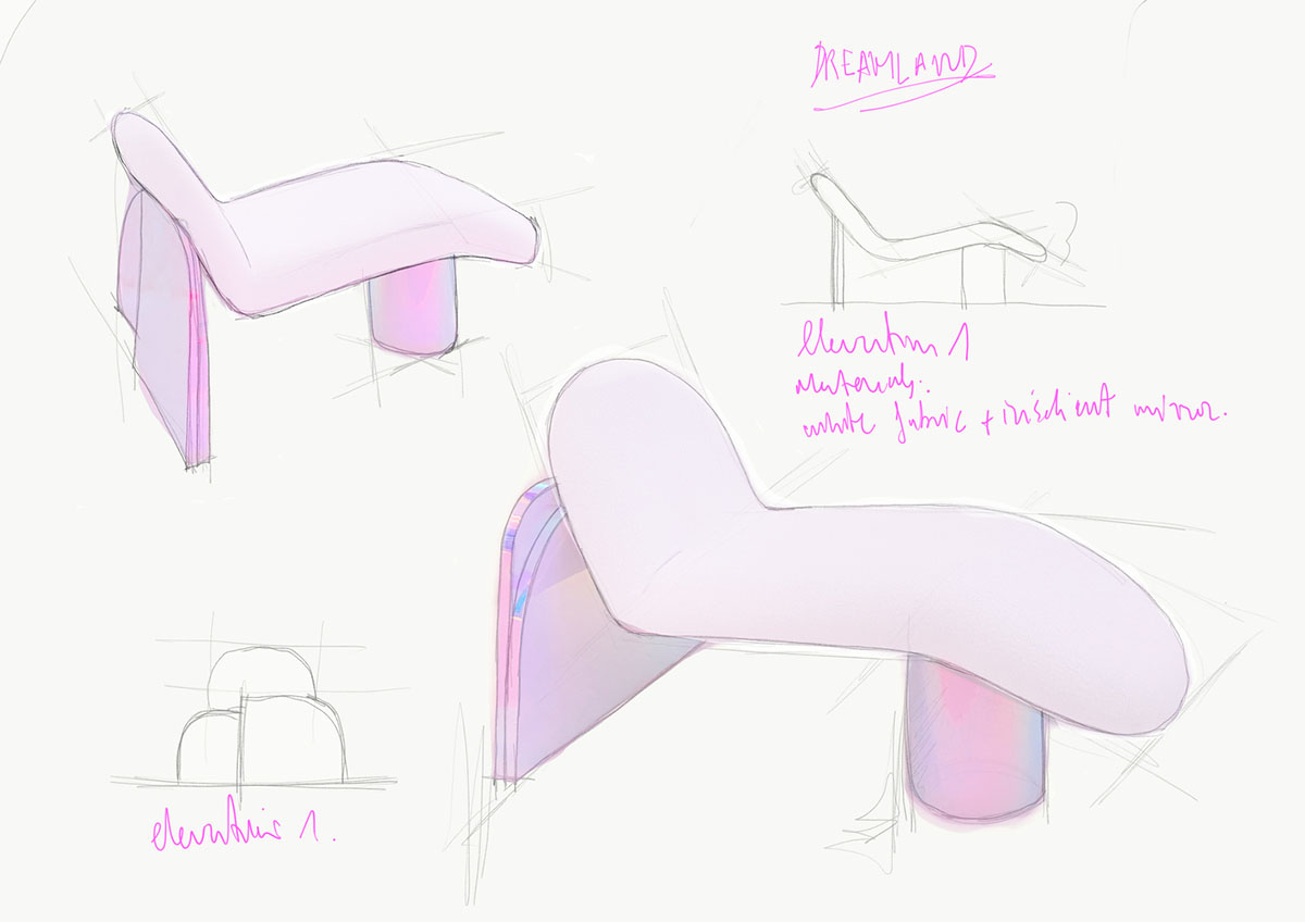 Patricia Bustos Studio creates fully pinkish utopian interior for Metanoia Installation in Madrid