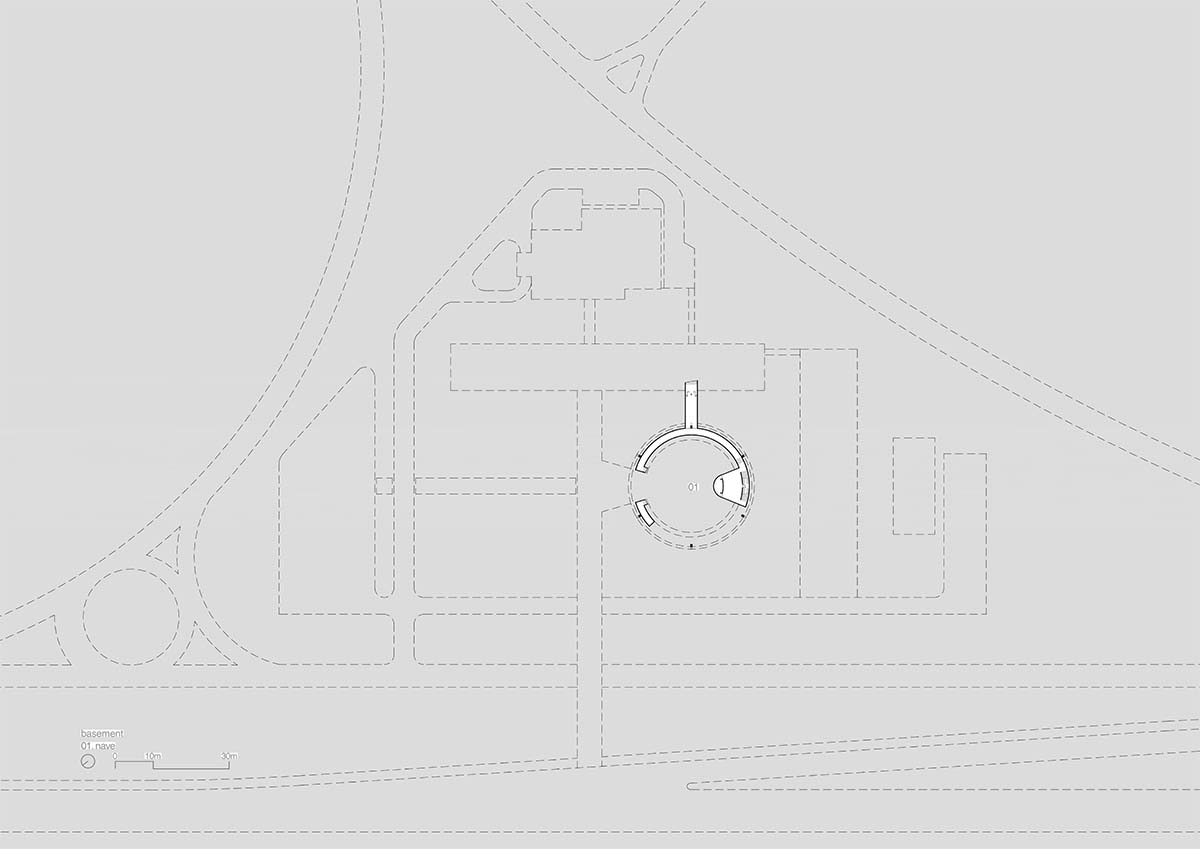 ARQBR Arquitetura e Urbanismo built concrete church complementing the Brazilian landscape 
