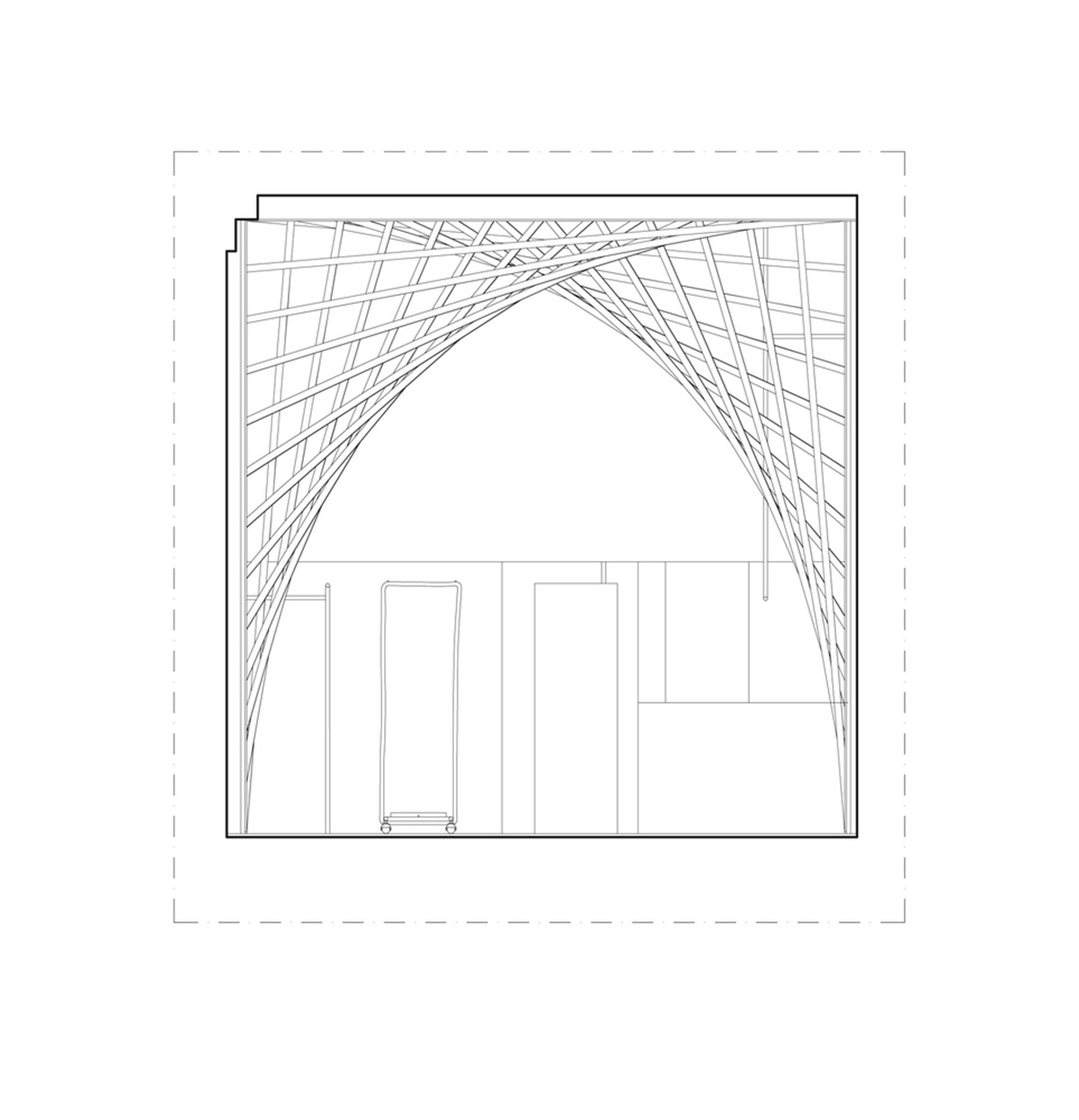 Golden and powder-colored details dominate forte_forte forte dei Marmi boutique in Italy