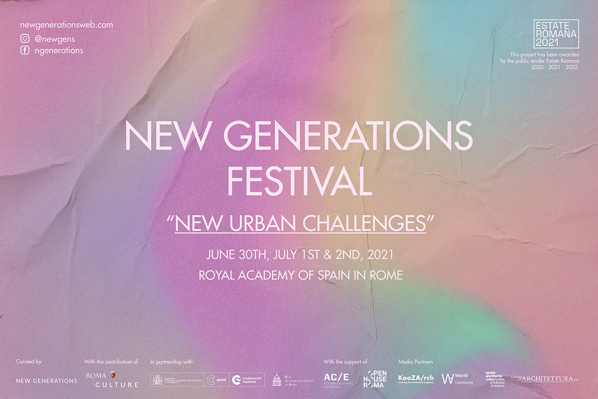 New Generations Festival will tackle New Urban Challenges from June 30 to July 2 in Rome